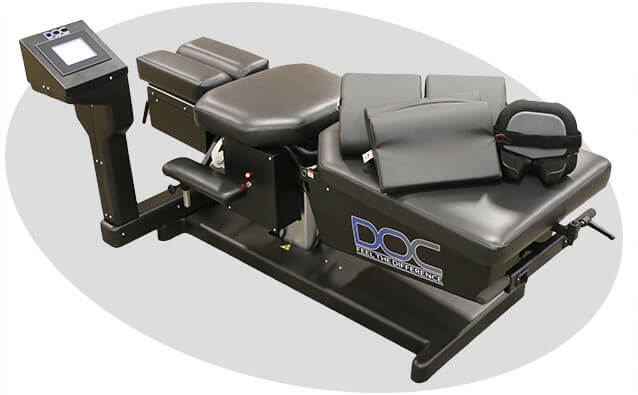 Spinal decompression table at Spine & Wellness Center